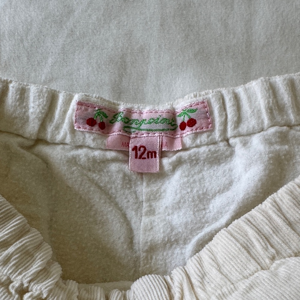 Bonpoint Cream Baby corduroy pants - Picture 2 of 2